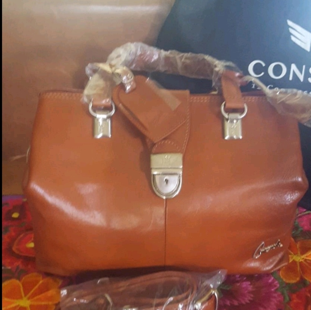 Leather Consuela Crossbody Bag